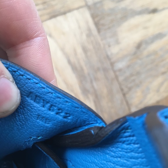 Hermès Birkin 30 cm Blue Zanzibar Epsom Leather - Picture 15 of 16